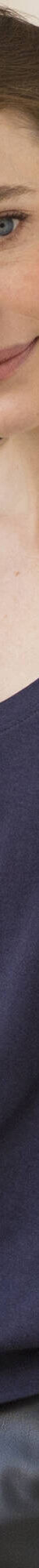 T-shirt brodé col V, manches 3/4 (indigo) T-shirt brodé col V, manches 3/4 (indigo)